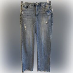 Democracy Ab Technology | Straight Leg Light Blue Denim Jeans
